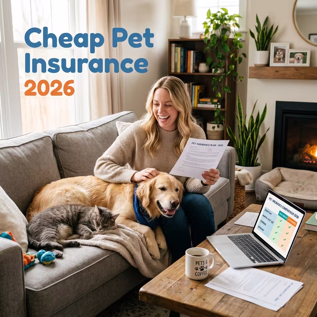 Cheapest Pet Insurance of 2026: Best Affordable Plans for Dogs & Cats