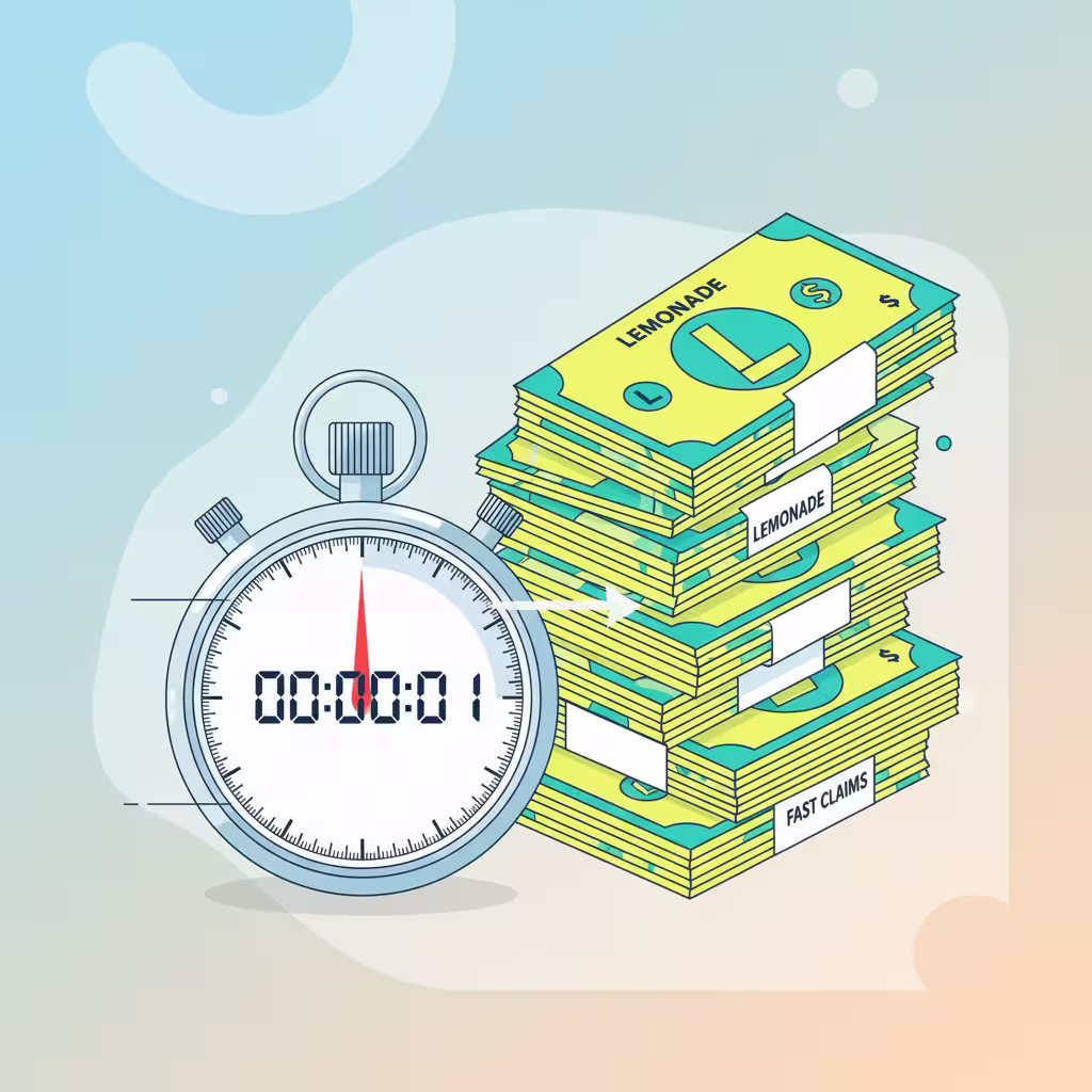 lemonade claims faster