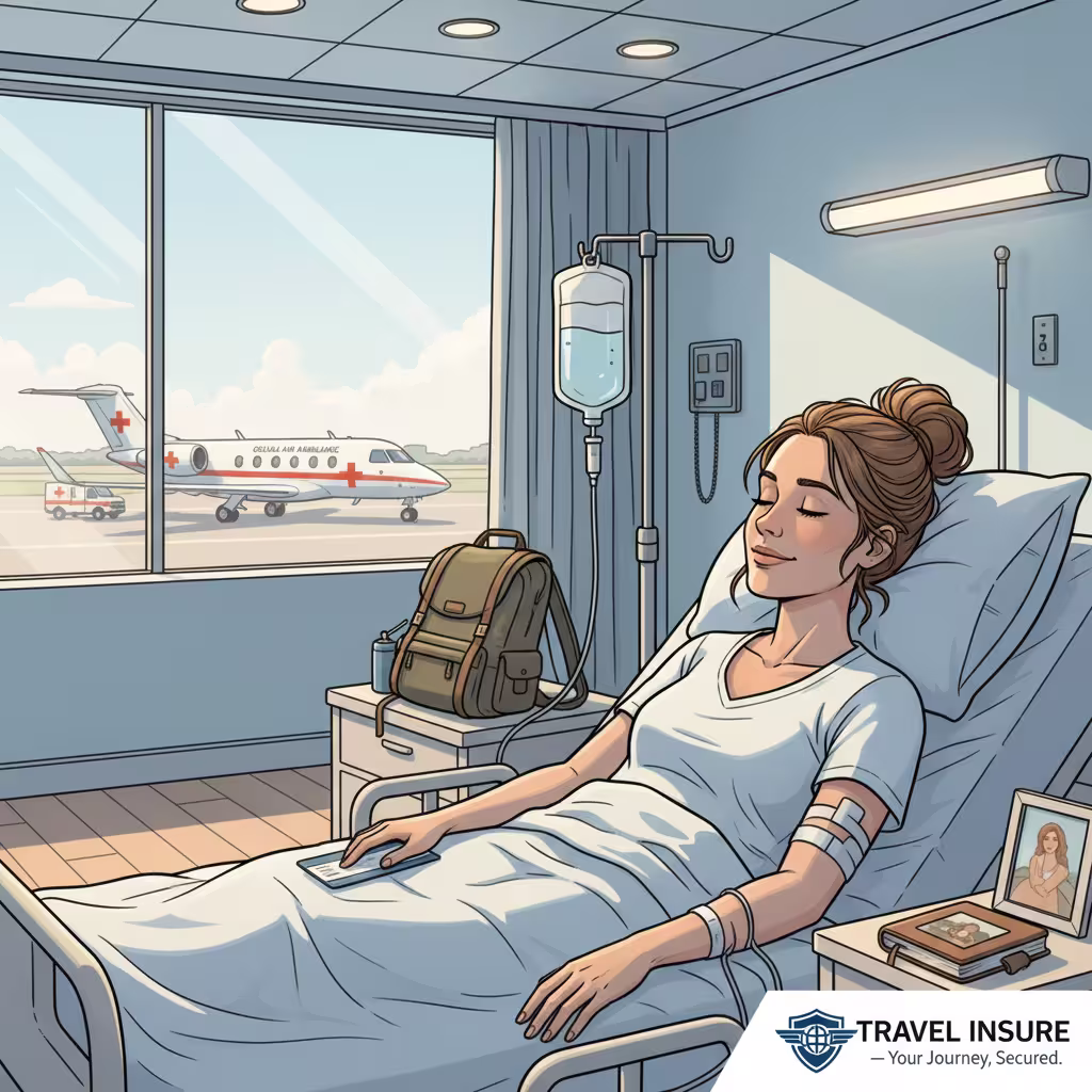 medical evacuation - international travel insurance