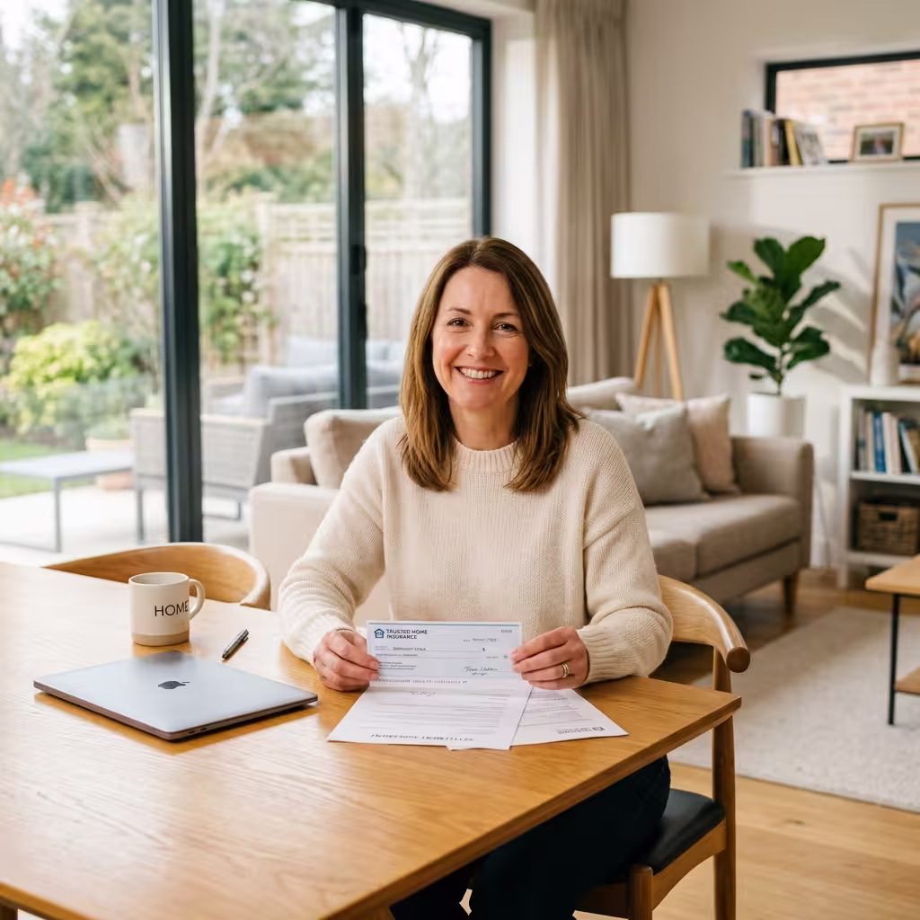 Homeowner receives claim approval while following how to file a homeowners insurance claim.