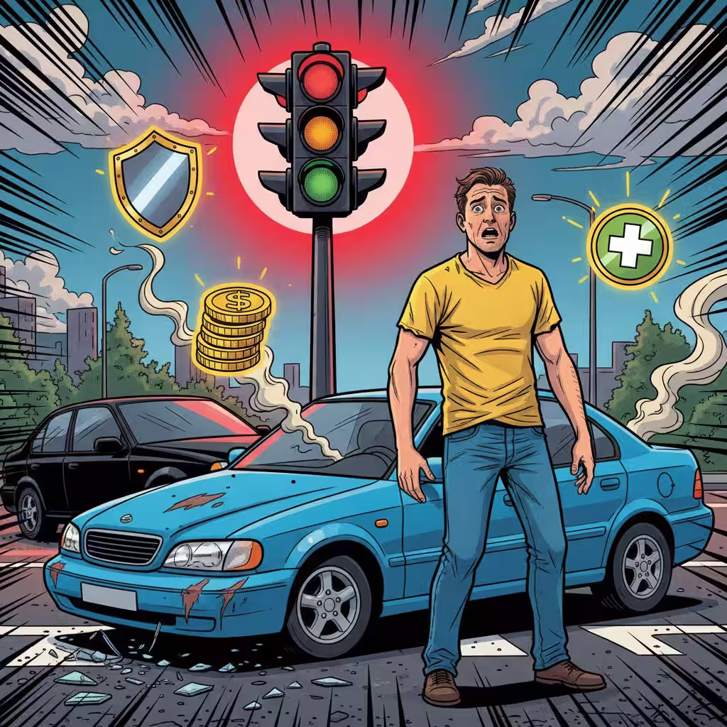 accident scene - car insurance