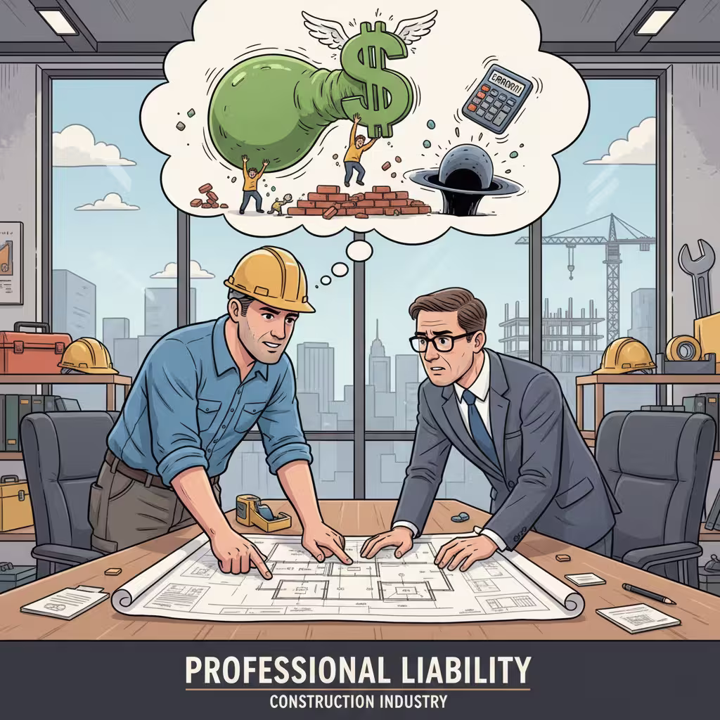 contractor miscalculations - professional liability